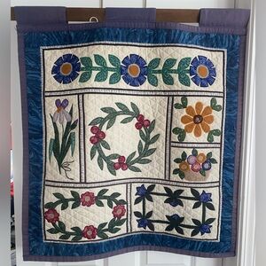 Floral Patchwork Wall Hanging